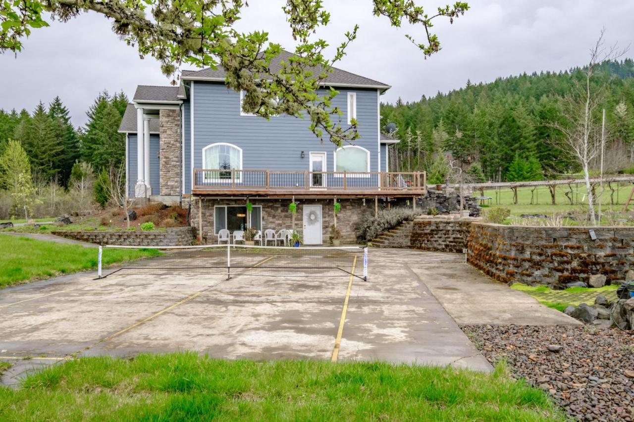 Beautiful Country Apartment, Ac, Pickleball, Billiards, Playground, Gardens Philomath Esterno foto